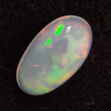 Natural Ethiopian opal 24x13mm oval cabochon 15.4 cts natural opal full of fire for jewelry making